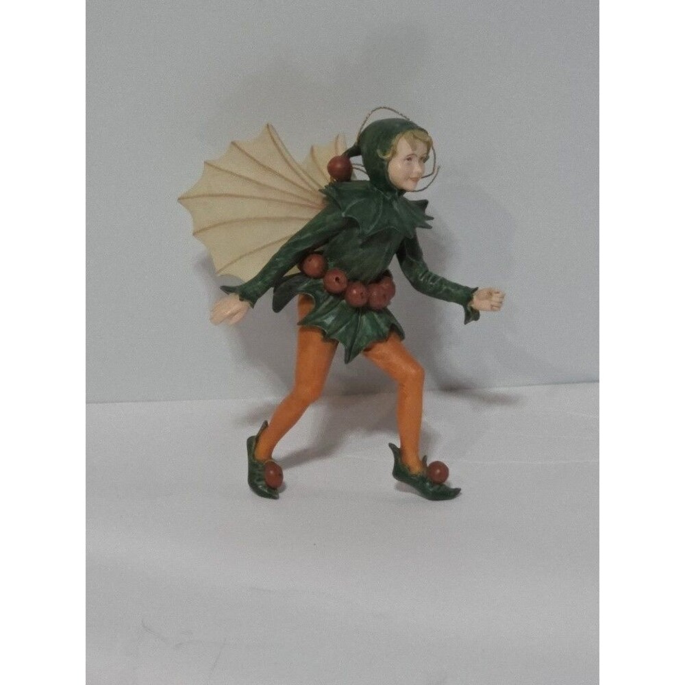 NIB Cicely Mary Barker Flower Fairies Series VI "Holly Fairy" Figurine